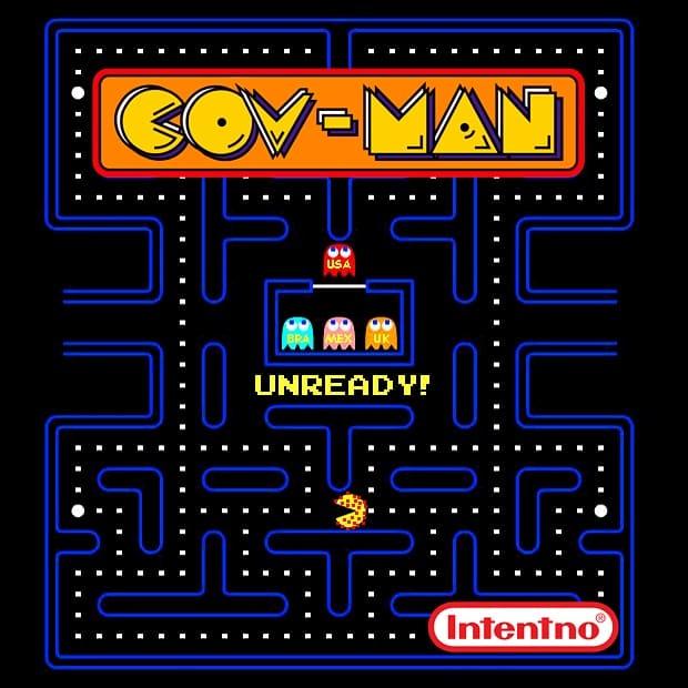 Pac-Man as a visual metaphor for COVID-19