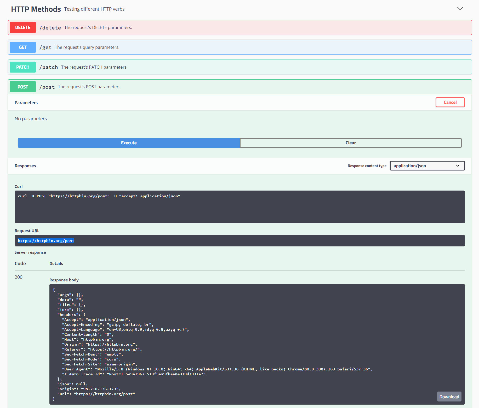 Test URL Endpoints Using httpbin.org