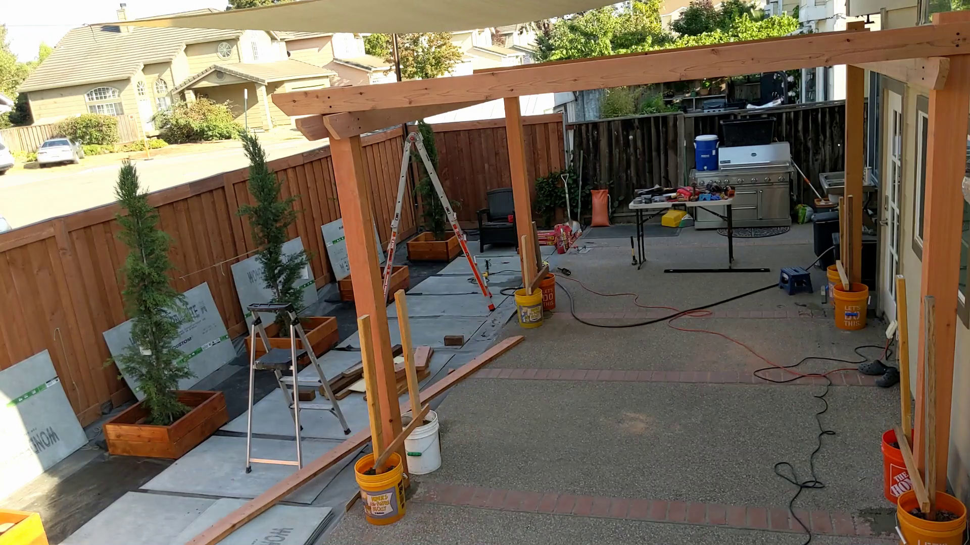 How to Install 4 Posts Square and Plumb (like for a pergola)