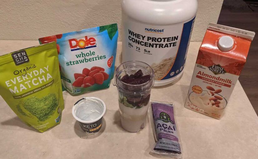 High Protein, Low Carb, Healthy Smoothie