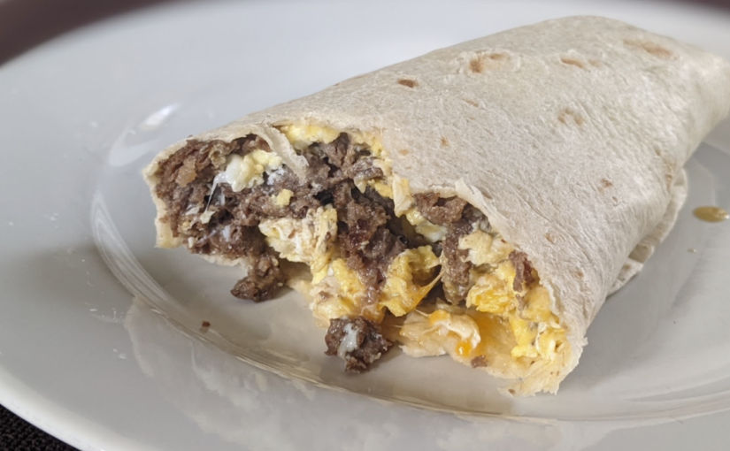 Steak, Egg, and Cheese Burrito Recipe