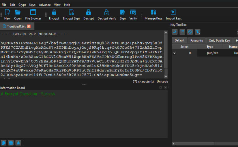 Encyrpt/Decrypt Files/Messages with GPG