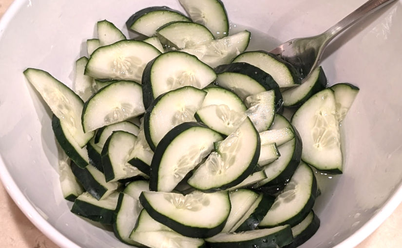 Quick and Easy Cucumber Salad