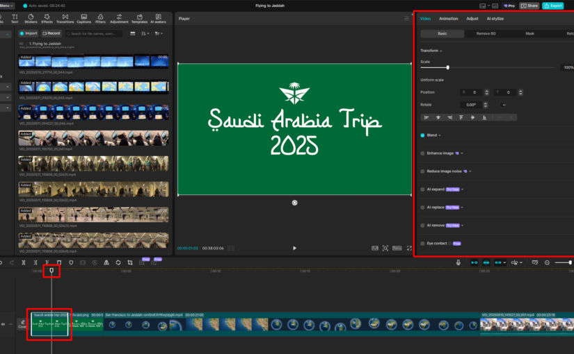 Video Editing with Capcut