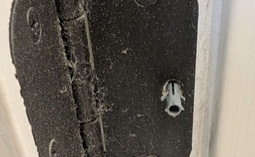 Easily Fix Loose Screws in Door Hinges