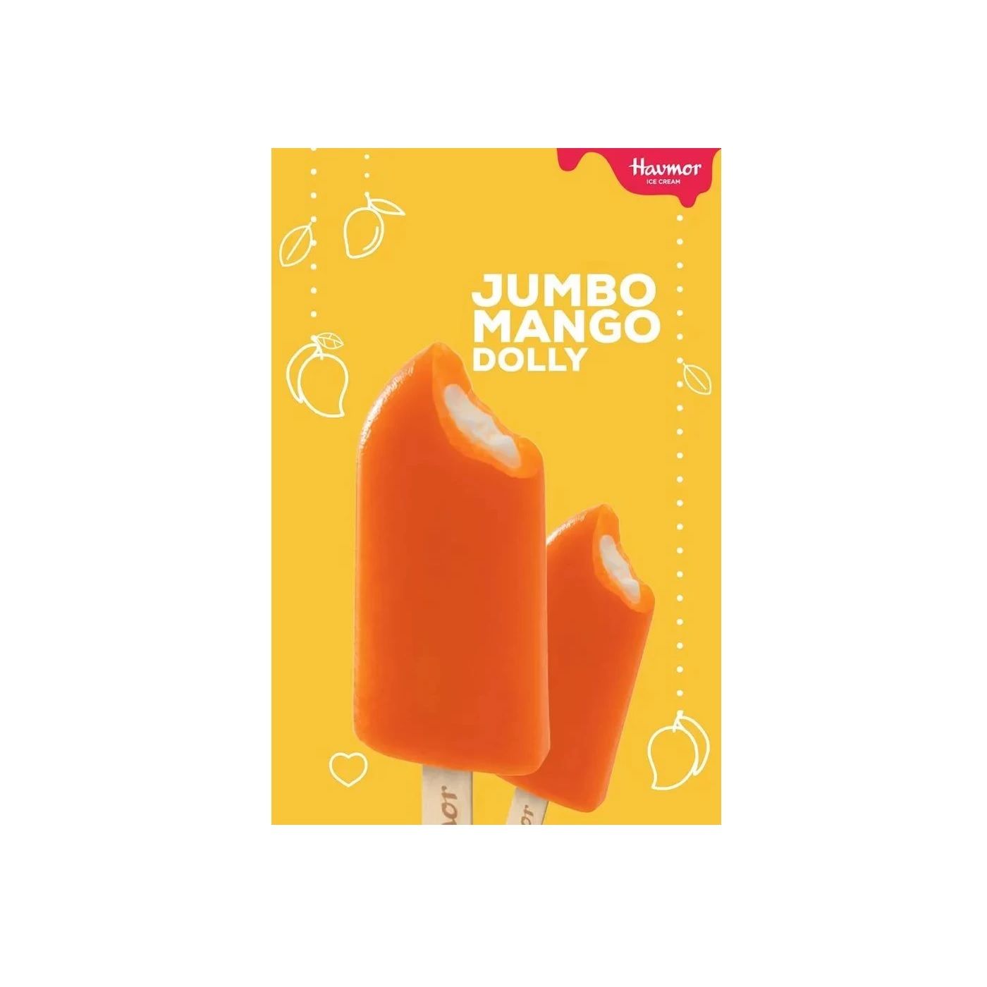 Havmor Jumbo Mango Dolly Ice Cream Stick