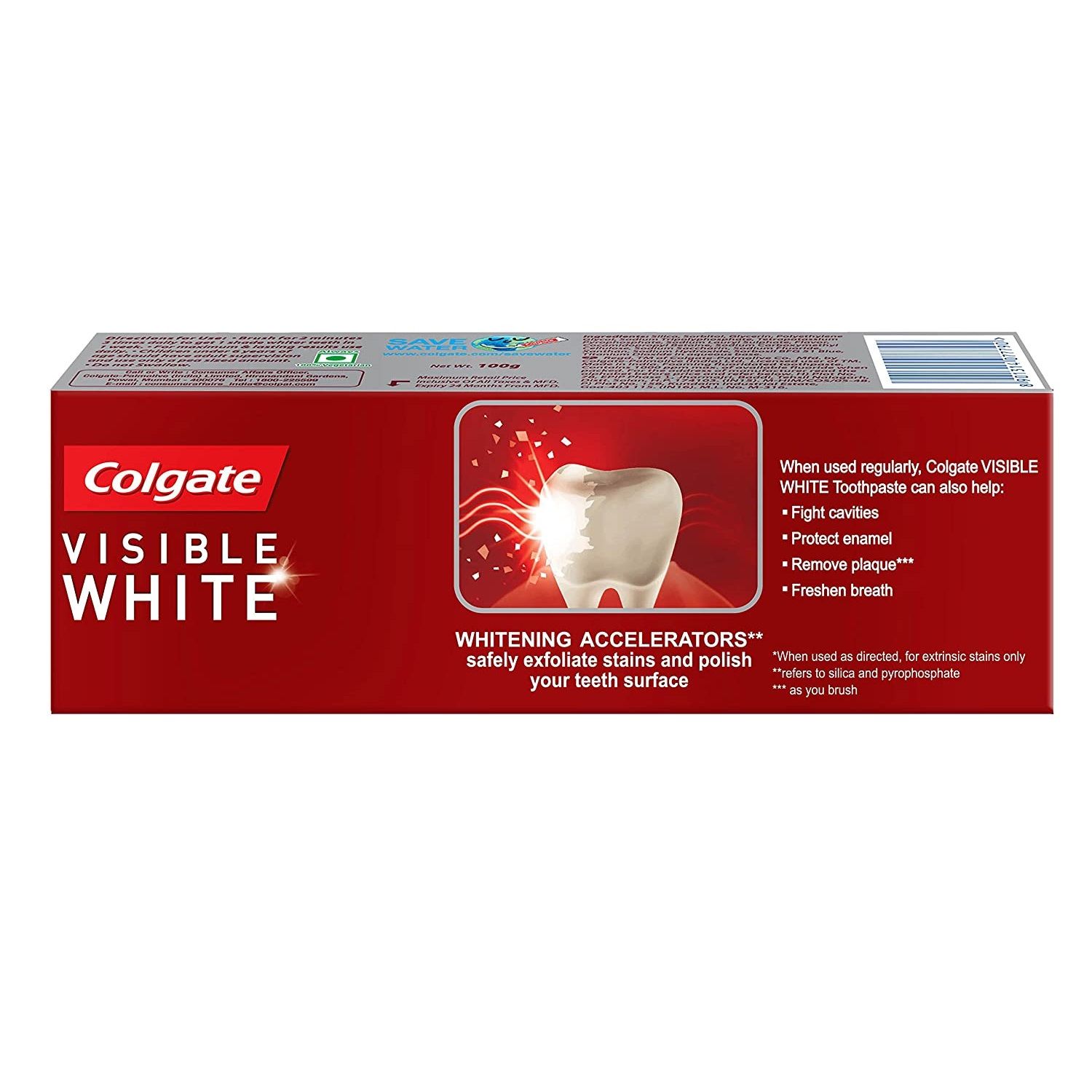 colgate visible white helps you to