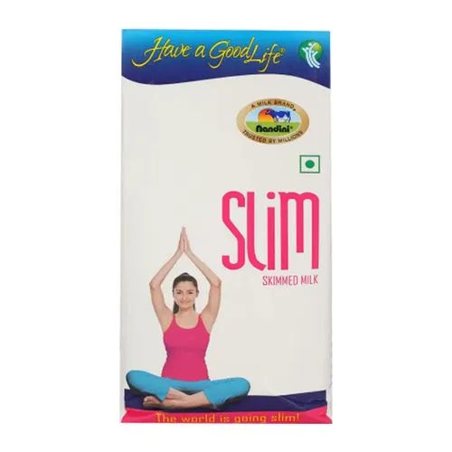 Buy Amul Slim Slim N Trim Skimmed Milk 1 Ltr Online At Best Price