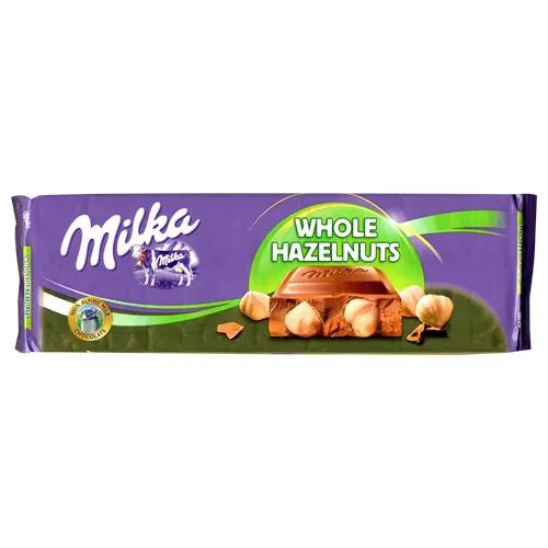 Milka Whole Hazelnuts Milk Bar