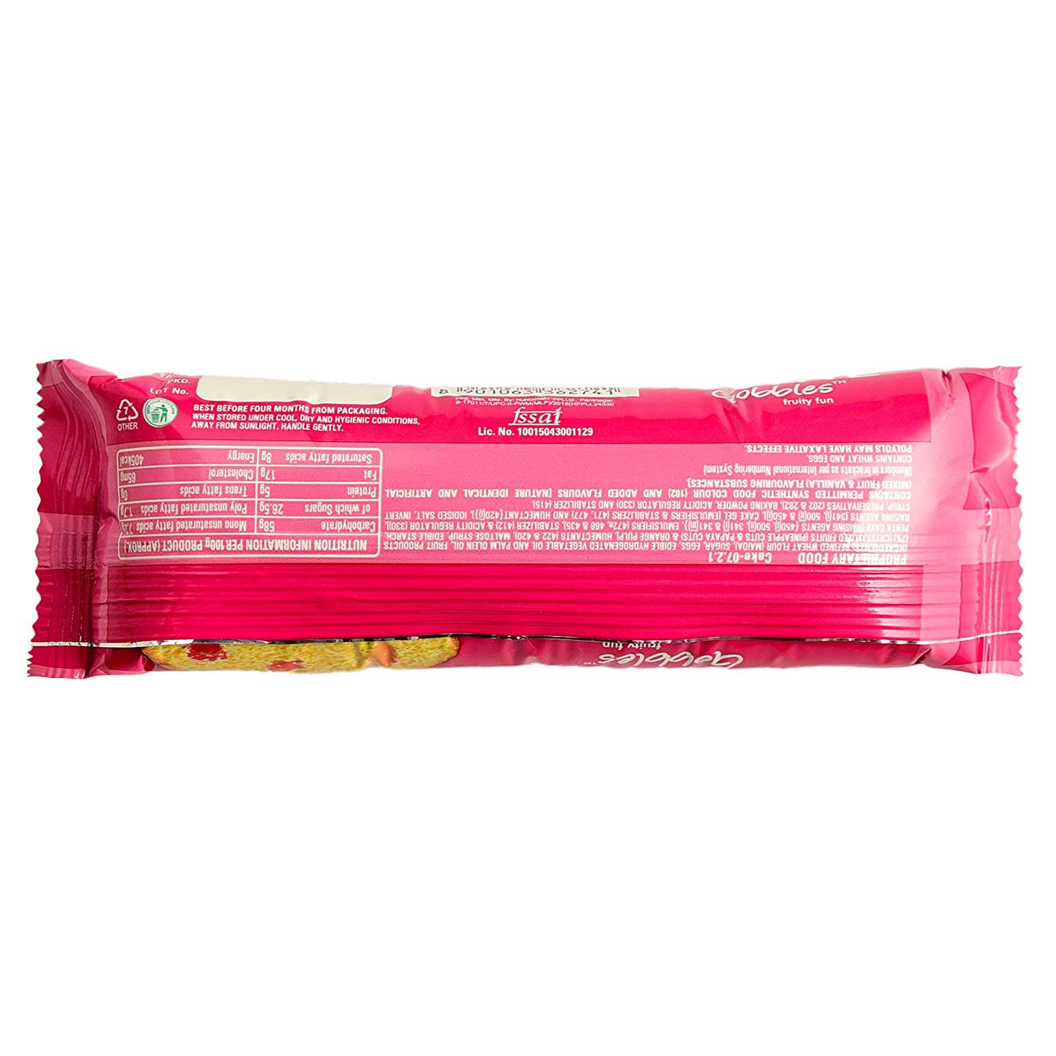 Britannia Fruity Fun Cake 120gm