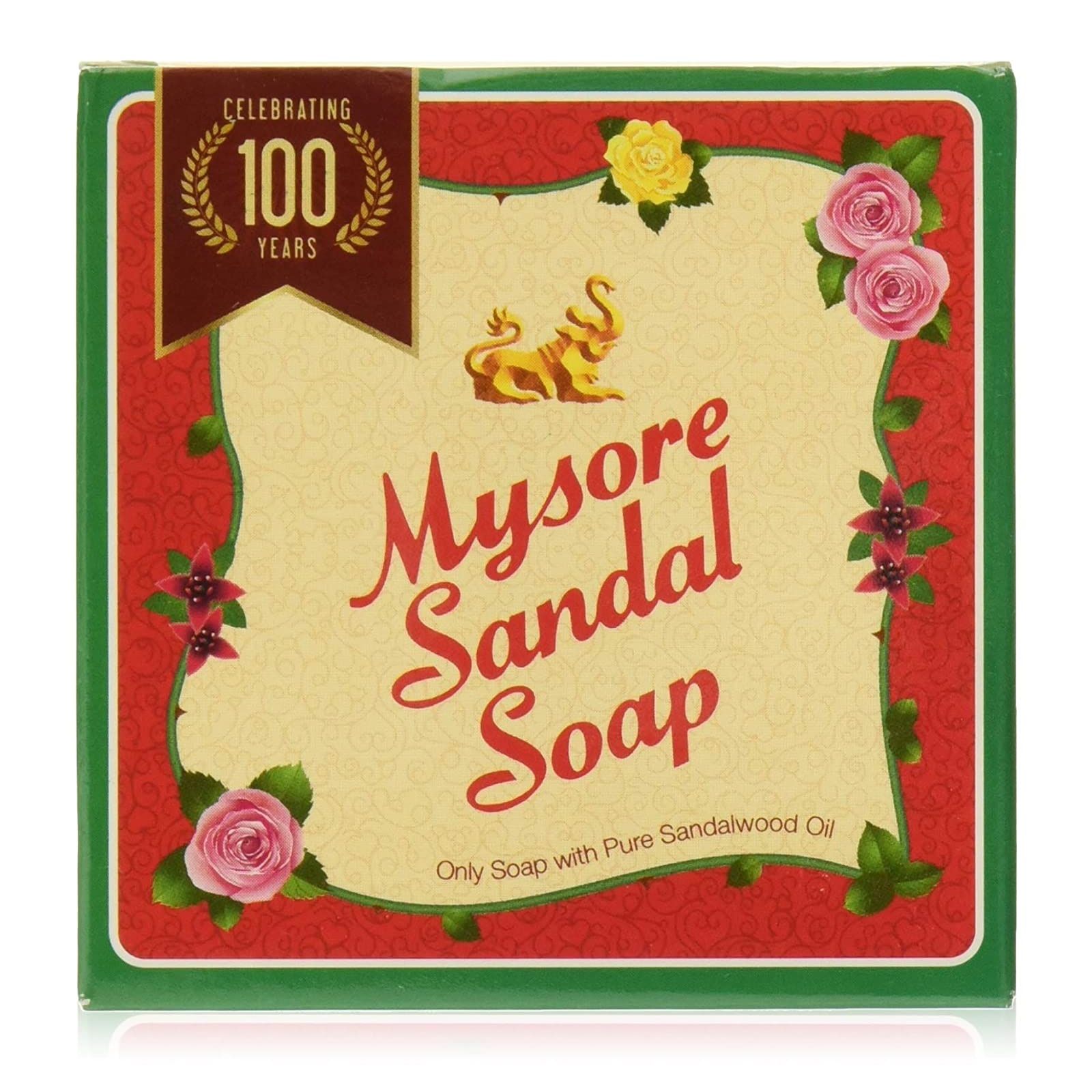 Mysore Sandal Soap in Bangalore (Santalum) Glycerin Sandalwood Oil  Antiperspirant Disinfectant - Arad Branding