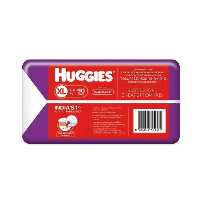 Huggies Wonder Pants - Extra Large (34 pieces) - ( Pack of 3 ) - XL - Buy  102 Huggies Pant Diapers | Flipkart.com