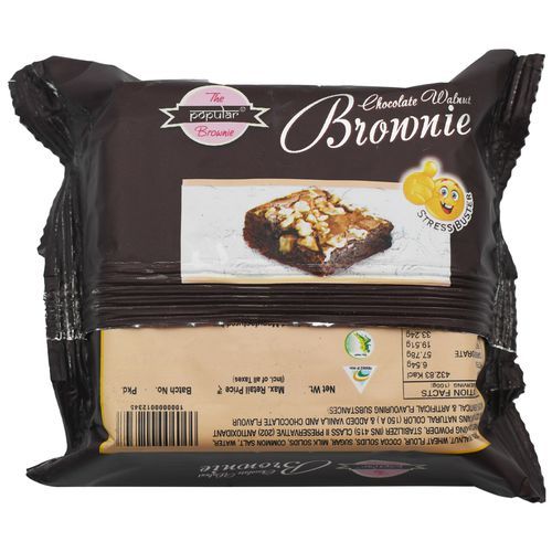 The Popular Brownie Chocolate Flavoured Walnut Brownie