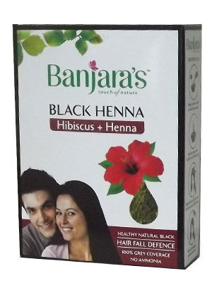 Amazon.com : Banjara's Black Henna Brazilian Black 54 gm Rich black hair  colour - No ammonia : Beauty & Personal Care