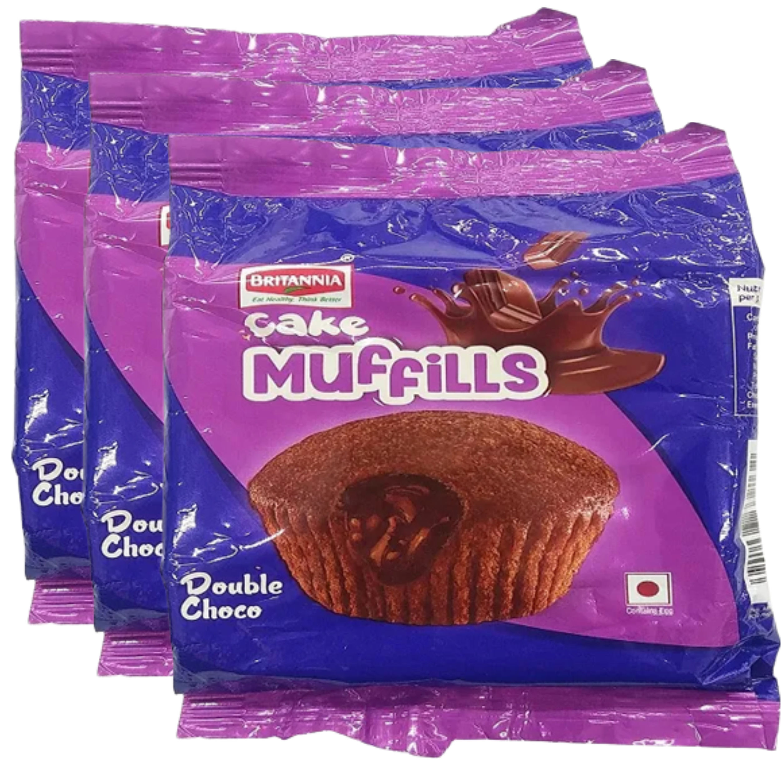 Britannia Cake Muffills - Double Choco, 32g : Amazon.in: Grocery & Gourmet  Foods
