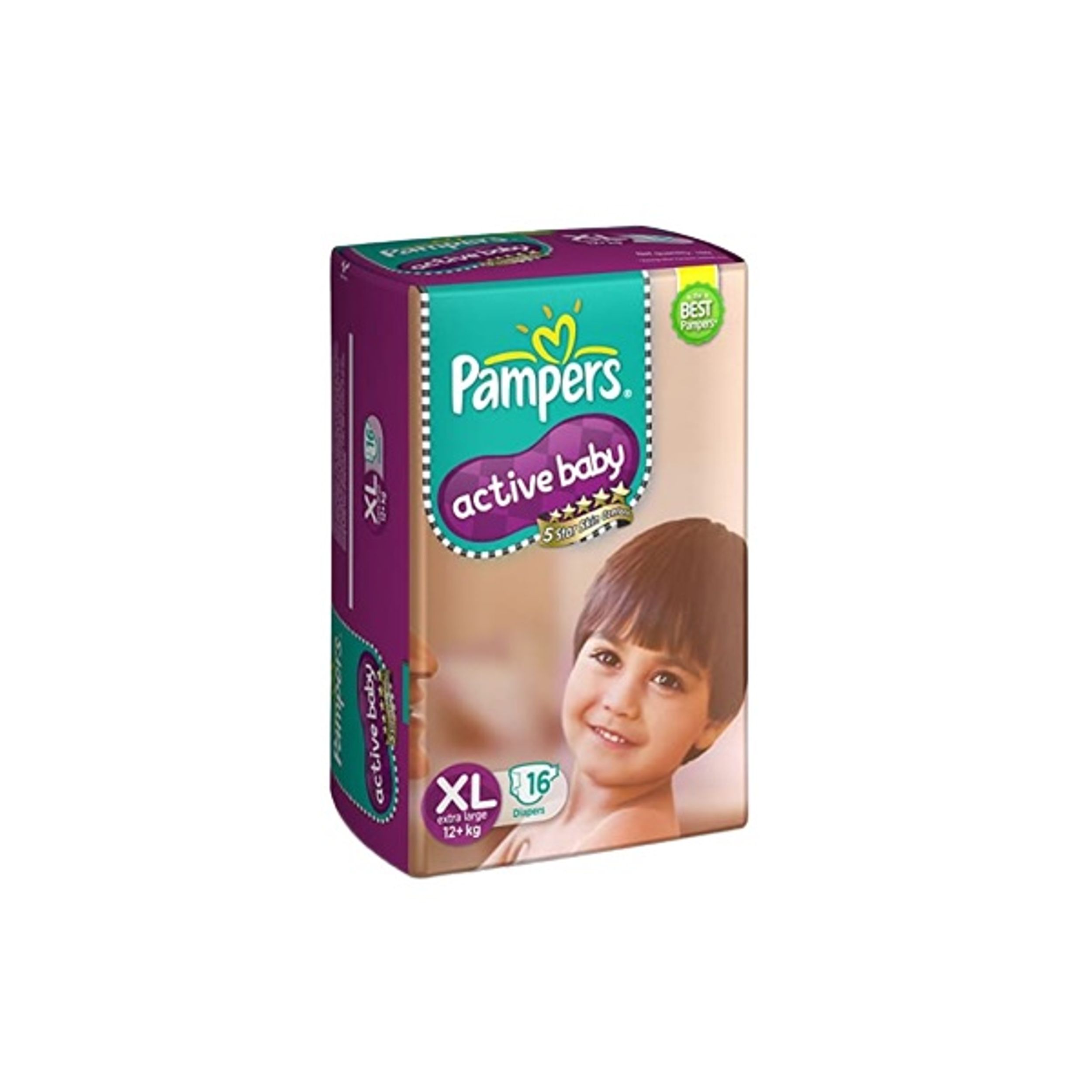 Pampers active baby sales xl size