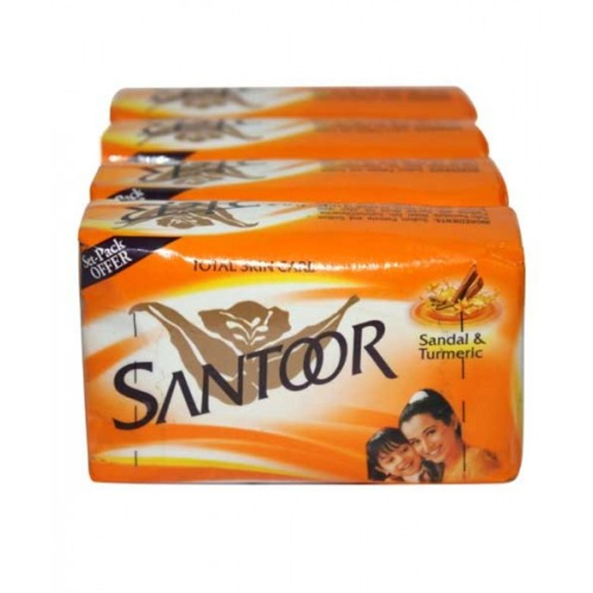 Amazon.com : Santoor Sandal & Turmeric Soap - 100g (Pack of 3) : Beauty &  Personal Care