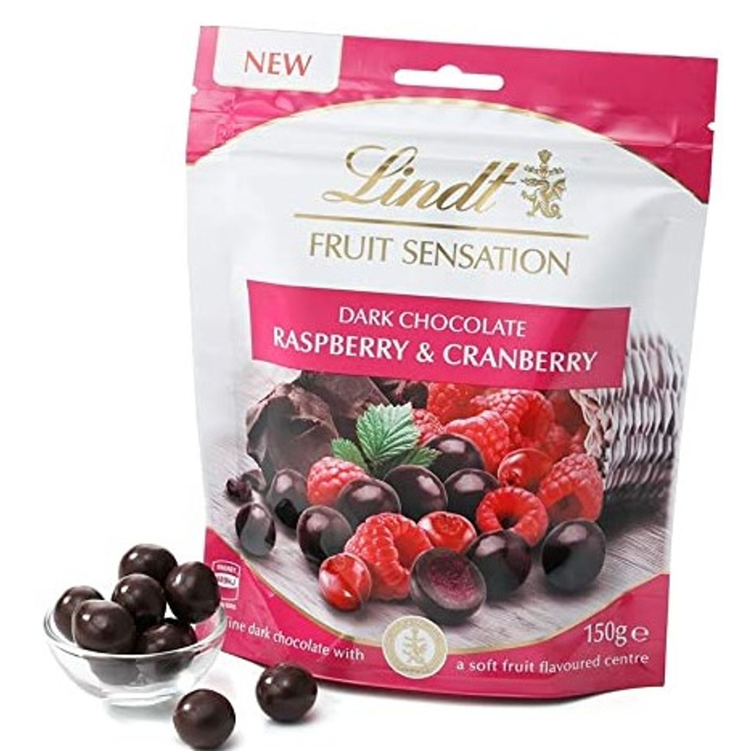 Lindt - Sensation Fruit Raspberry & Cranberry - 150g : Grocery & Gourmet  Food 
