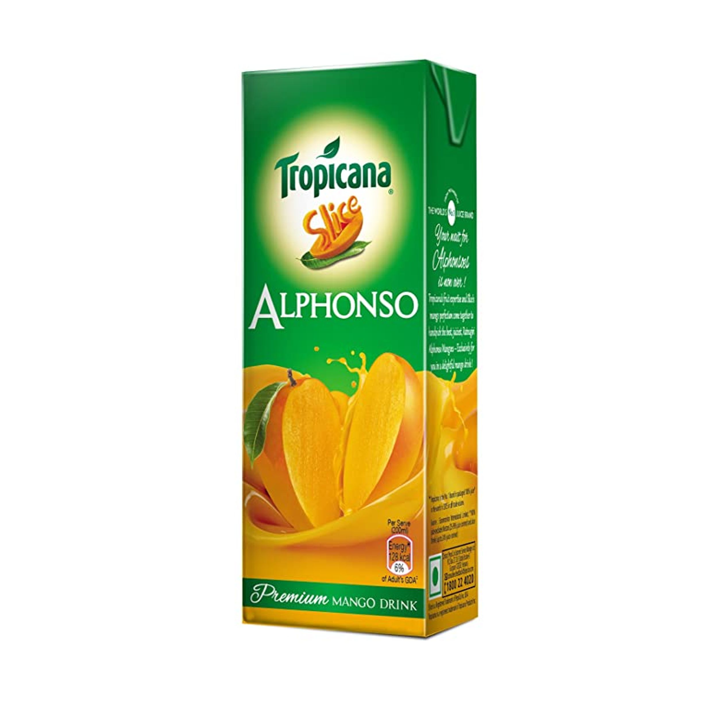 Tropicana Slice Mango Tetra, 125 ml : : Grocery & Gourmet