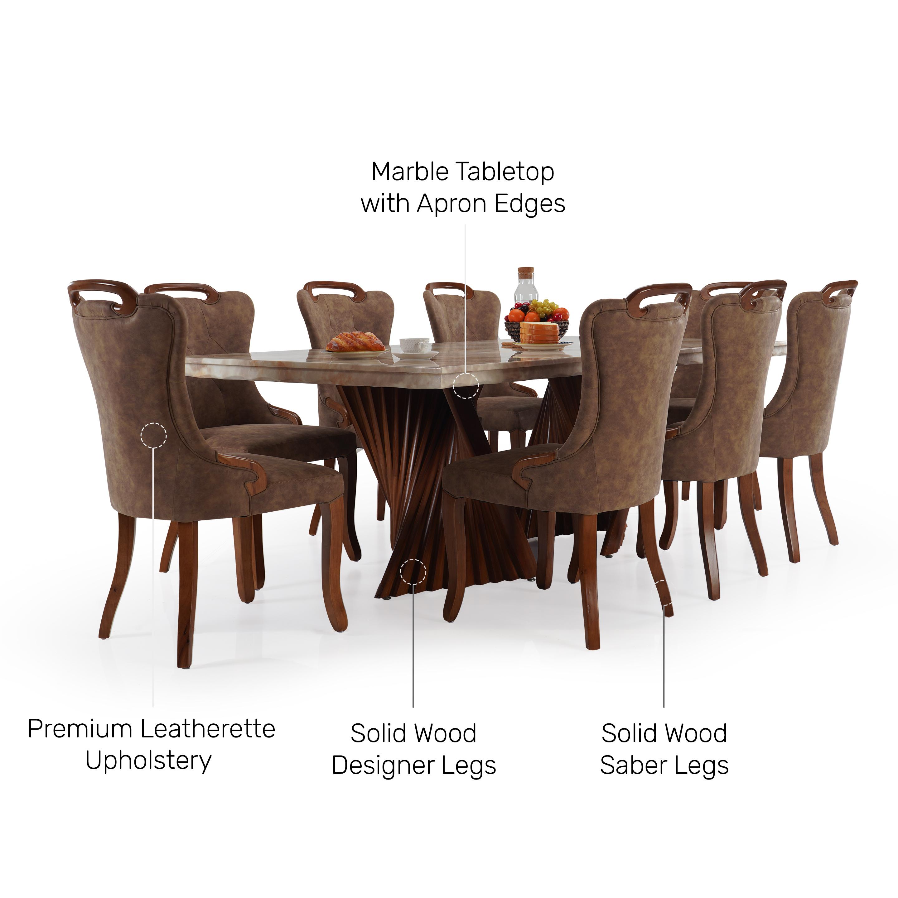 Durian marble sales top dining table