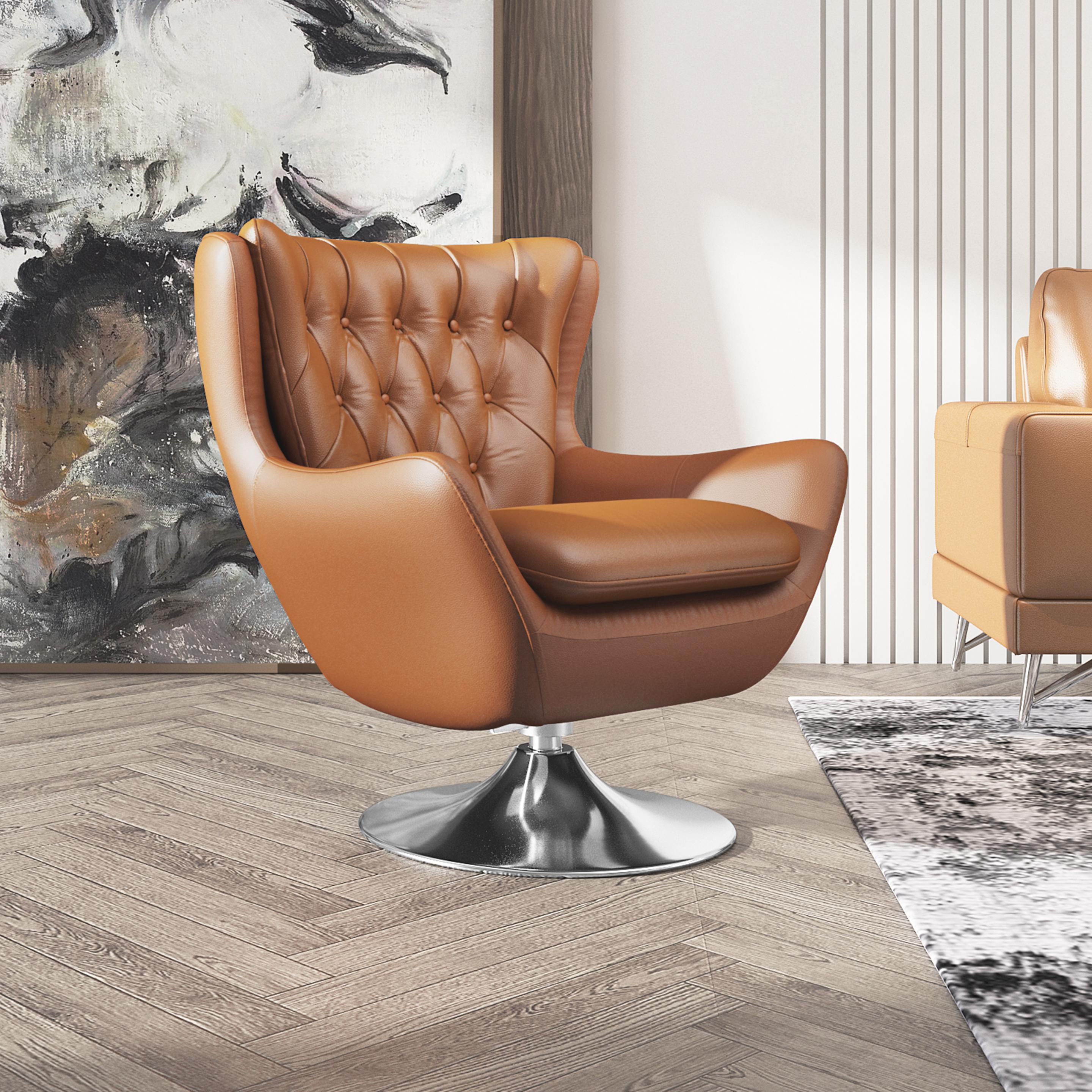 Leather 2024 lounge chair