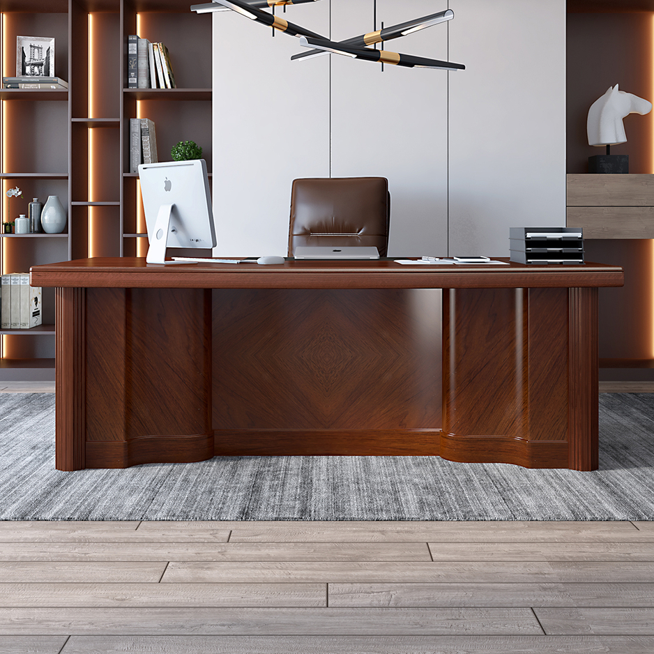 Buy Brown Meridian Director's Desk For Office Online At Durian