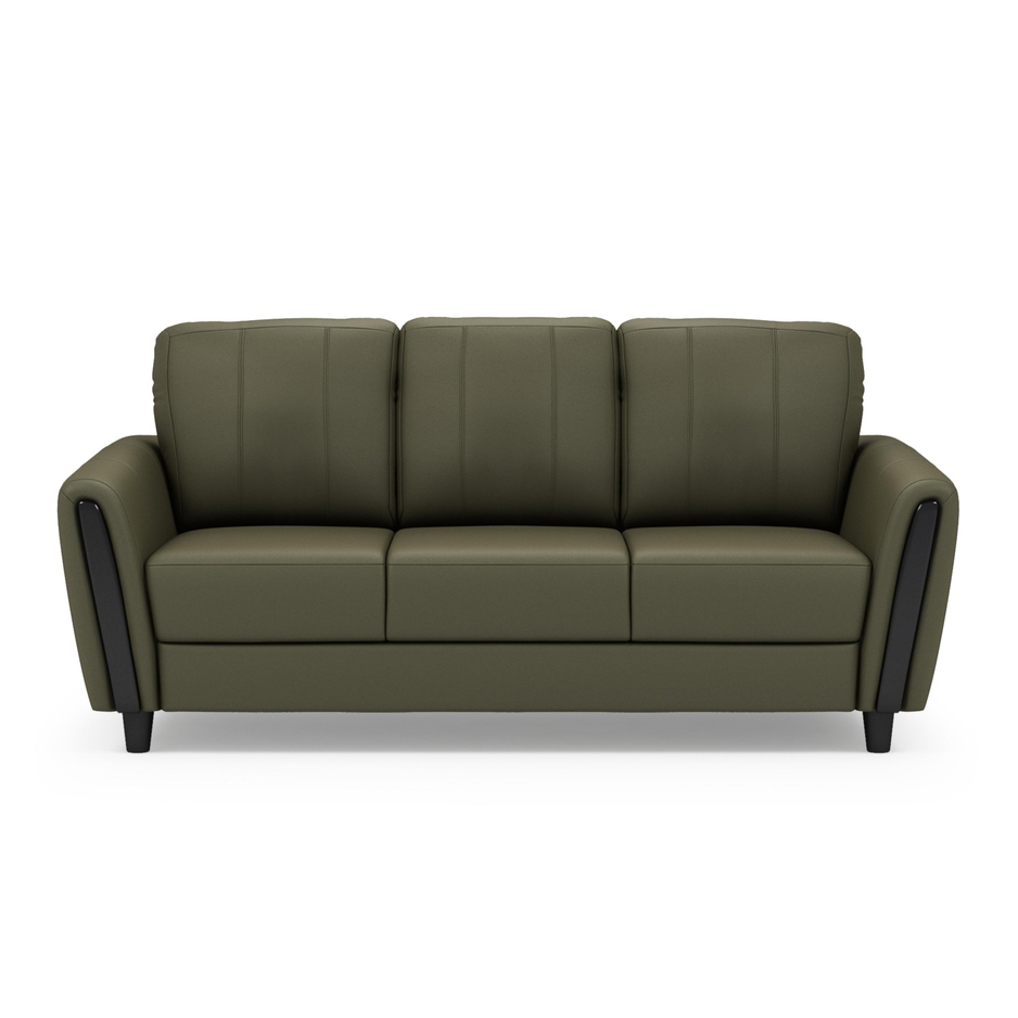 Olive Green Leatherette Sofa Online Durian