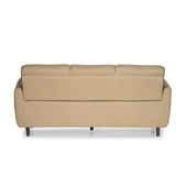 Buy Conrad Three Seater Milky White Leather Sofa Online at Durian