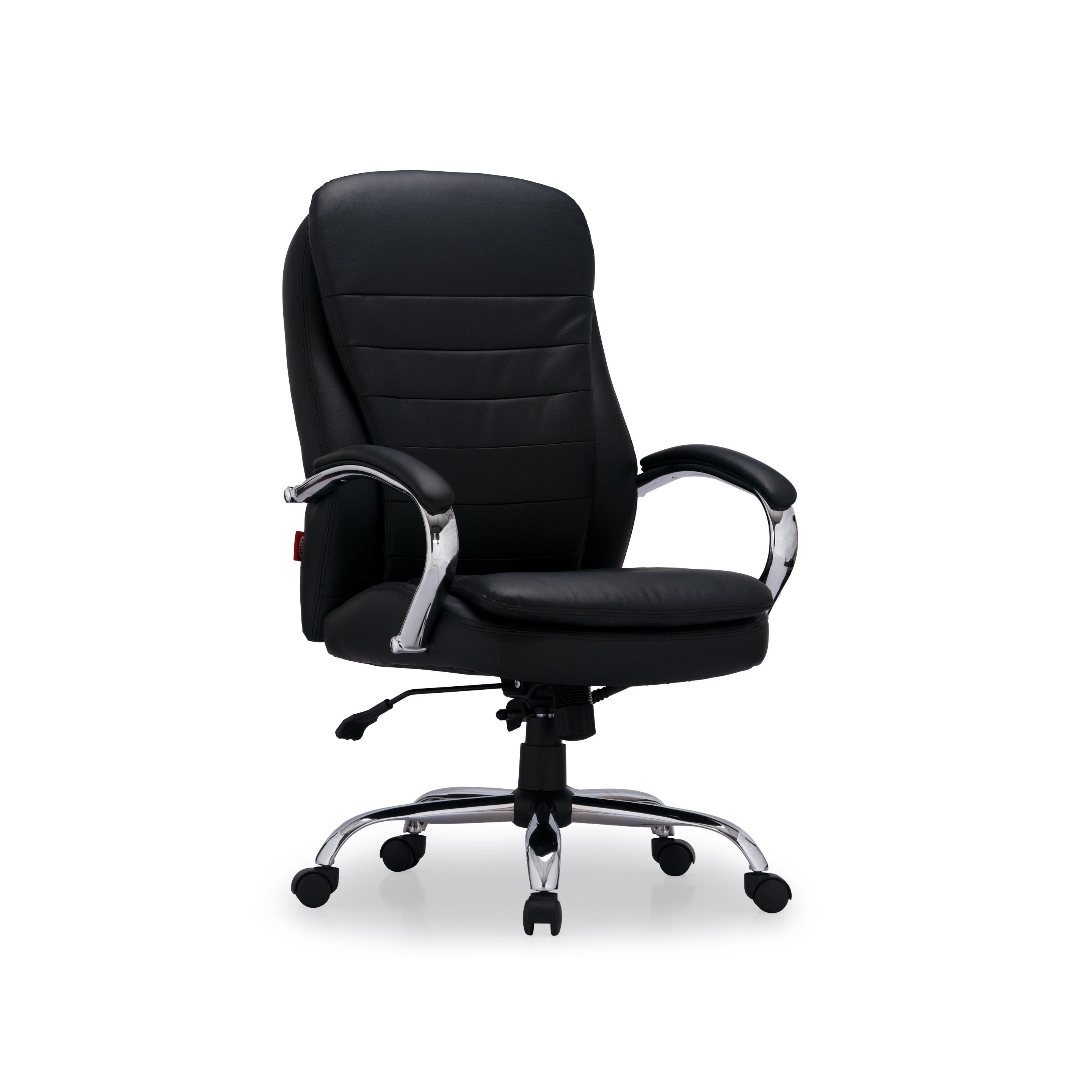 Buy Poise Black Leatherette High Back Workspace Chair Online at Durian