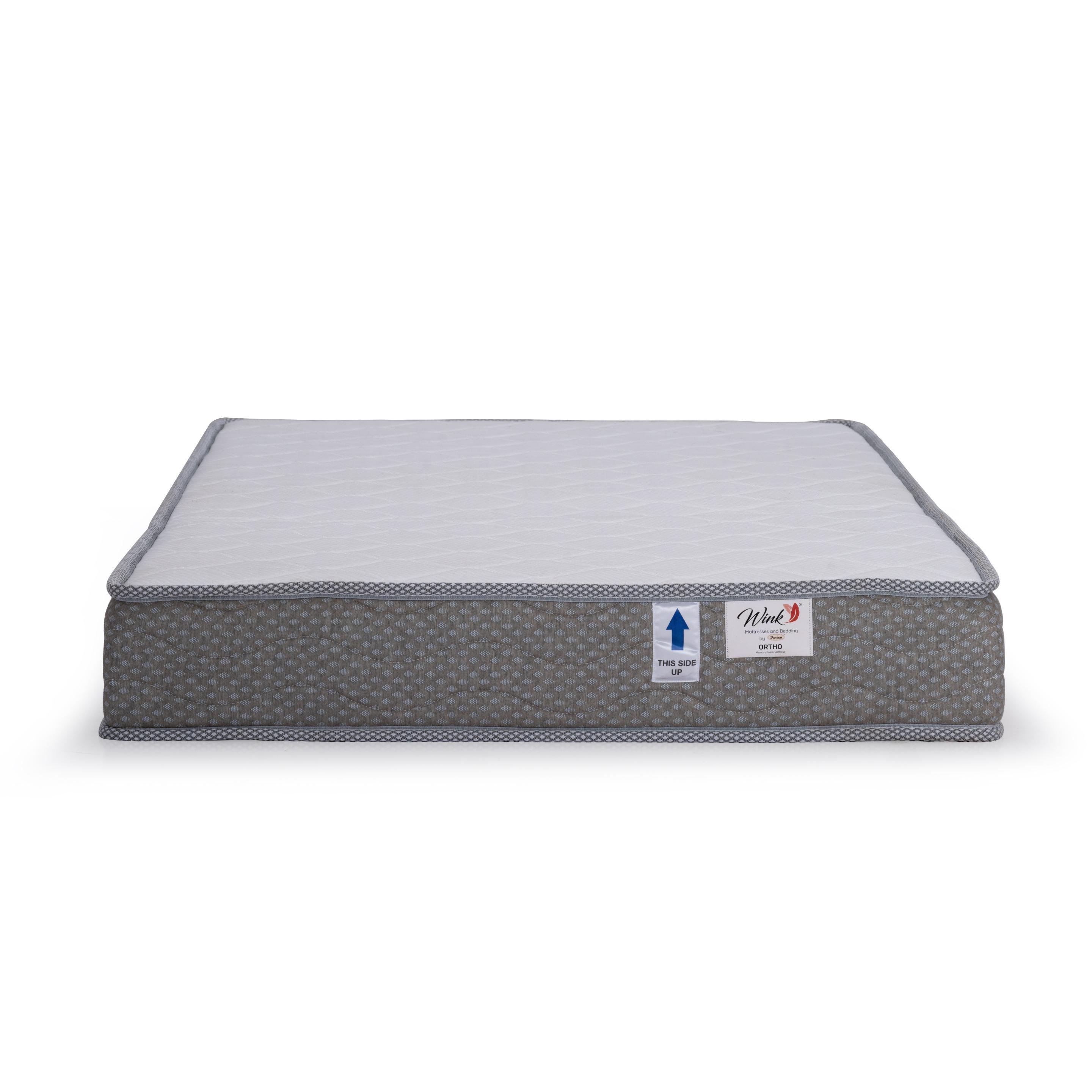 Buy Wink Ortho White Fabric Single Bed Mattress Online at Durian