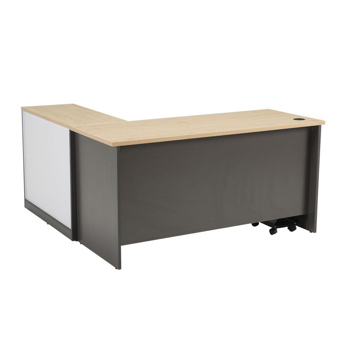 Buy DWS L-Shaped Brown Executive Office Desk Online At Durian