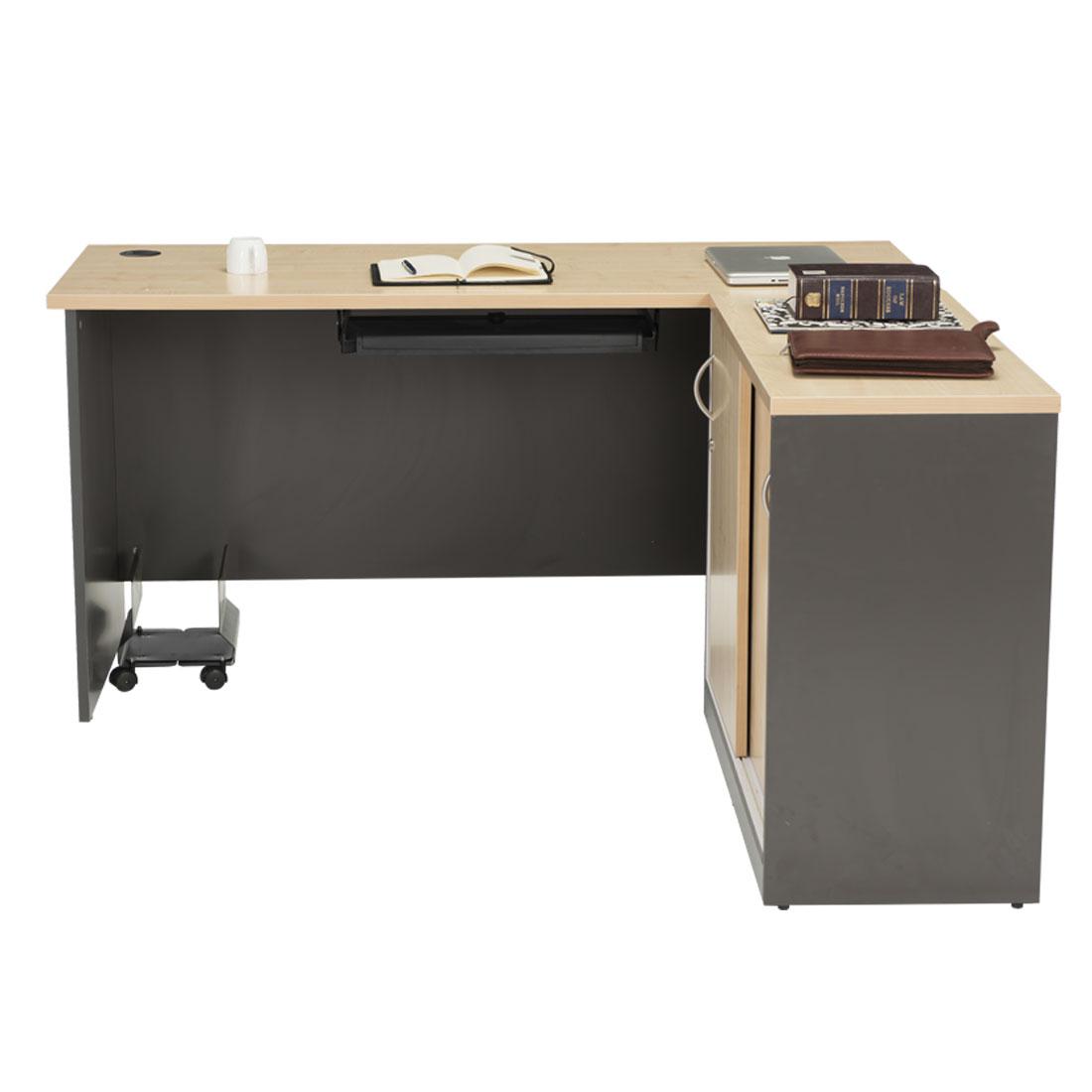 Buy DWS L-Shaped Brown Executive Office Desk Online At Durian