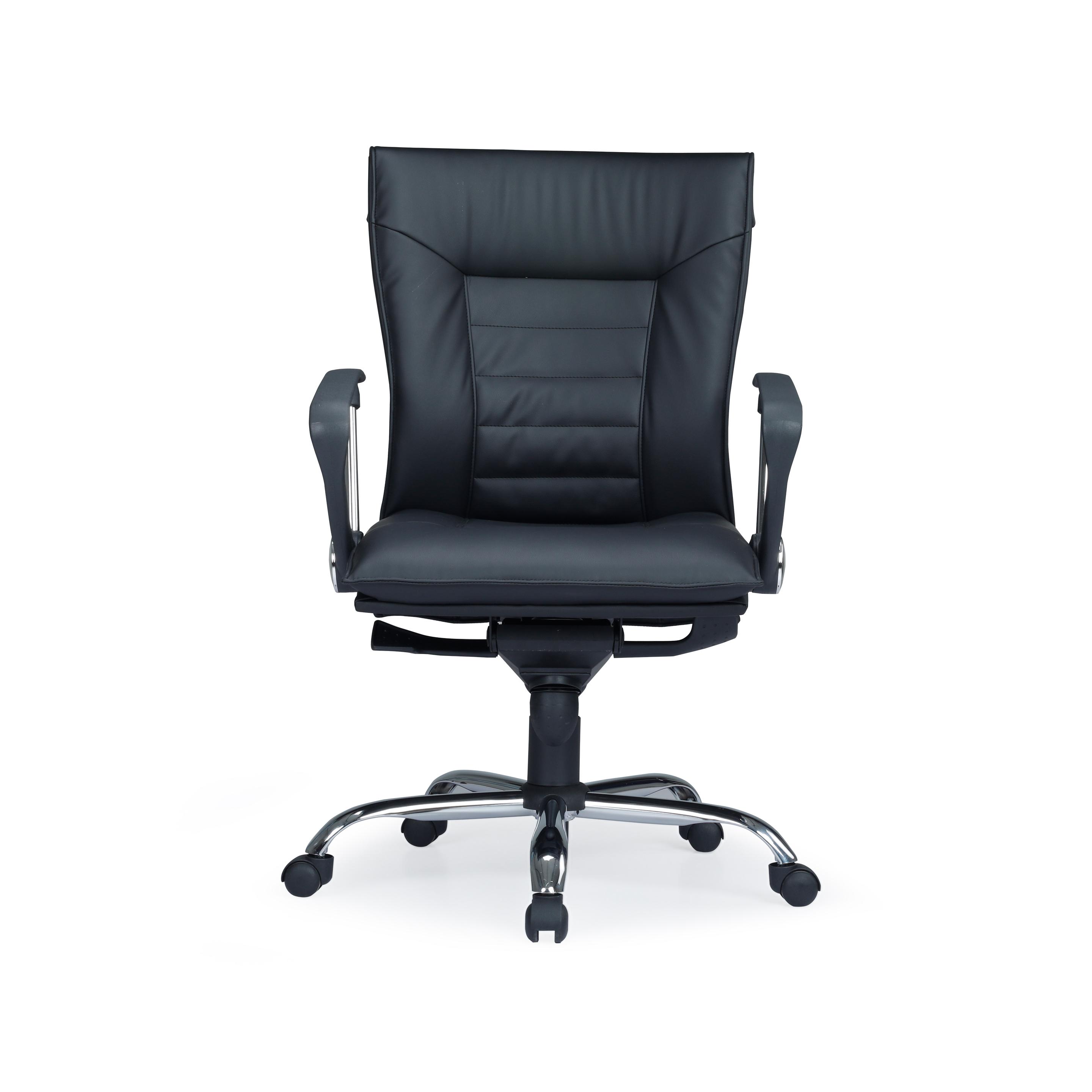 Knight Premium Leatherette Chair, Medium Back