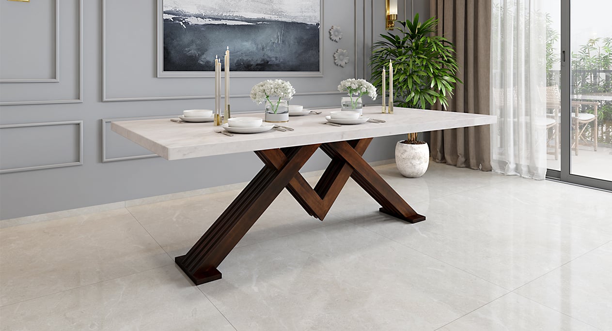 Durian marble top dining table sale