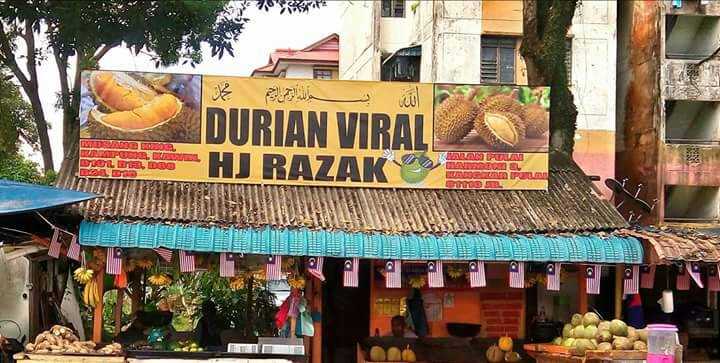Gerai Buah-Buahan DURIAN VIRAL HJ RAZAK
