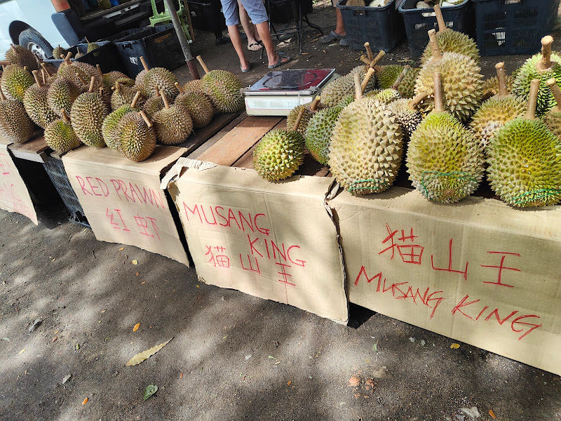 Durian stalls