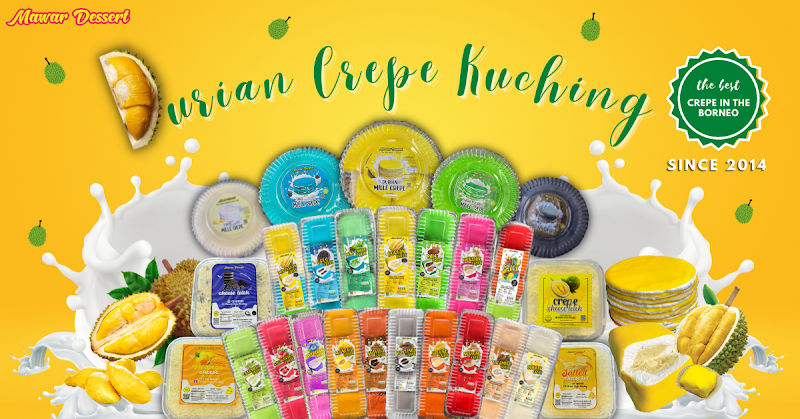 Durian Crepe Kuching