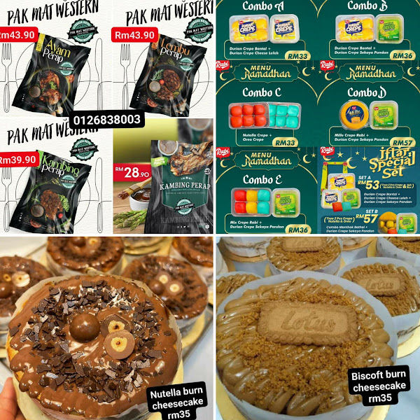 Durian crepe Rabi & Pak Mat Western