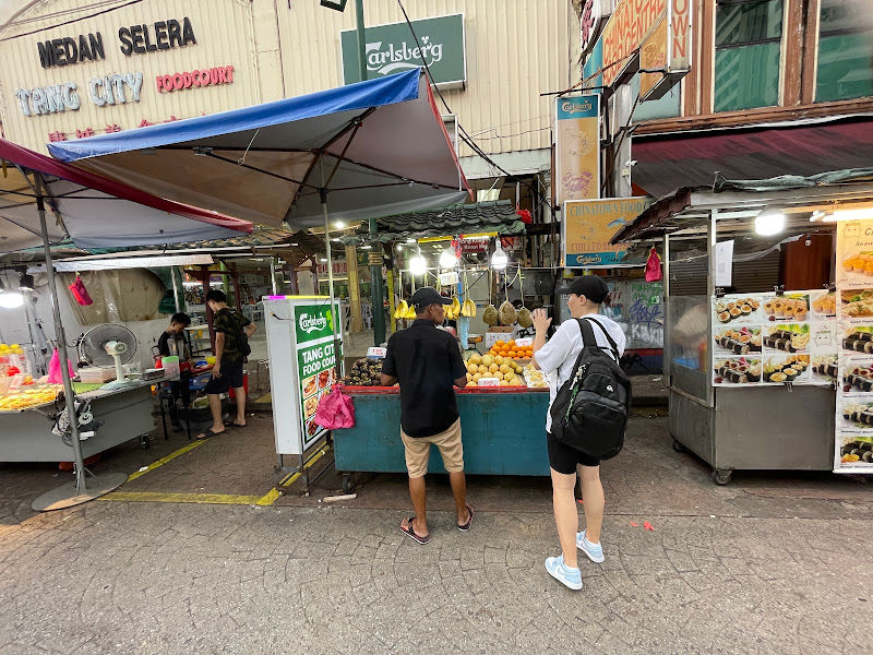 Durian Musang King and Fruits stall