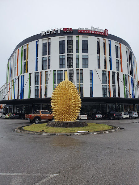 Golden Durian Statue of Serian