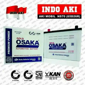 Aki Mobil Toyota Kijang Kapsul Isuzu Panther Elf NS70 65D26R 12V 65Ah