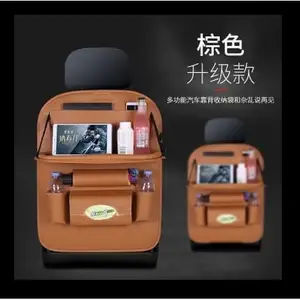 MB Premium Leather Car Seat Organizer dengan Meja Lipat