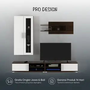 Pro Design Mocca L Meja TV / Rak TV / Rak TV Dinding