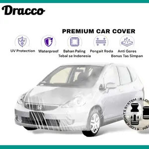sarung cover mobil jazz transparan tebal waterproof premium car cover mobil