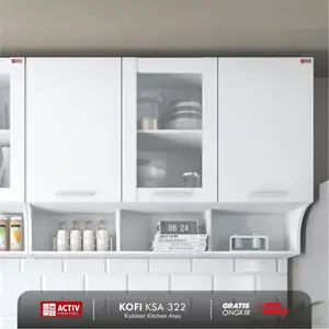 Activ Kitchen Set 3 Pintu Minimalis / Rak Gantung Atas / Lemari Dapur / KOFI KSA 322