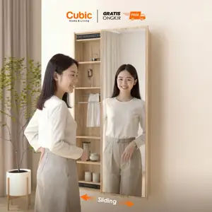 Cubic Cermin Tinggi / Cermin Dinding Storage / LUNA DM 40