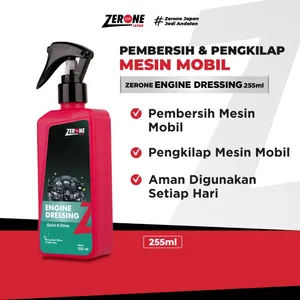 Zerone Japan Engine Dressing 255 ml Perawatan Mesin Mobil Berbahan Plastik & Karet