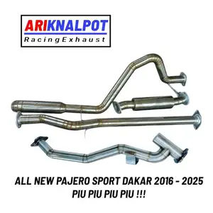 KNALPOT PIU PIU ALL NEW PAJERO SPORT DAKAR TRITON NEW 4N15 FULLSYSTEM PNP SIAP PASANG PAJERO 2016 - 2026