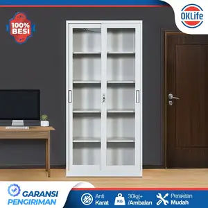 OKLIFE LEMARI BESI LEMARI KABINET LEMARI BESI ARSIP LEMARI PLAT BESI CABINET LEMARI ALMARI BESI