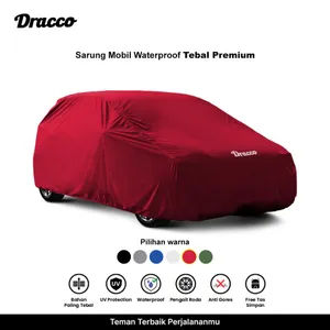 DRACCO sarung mobil waterproof anti UV tebal CARPROOF premium cover mobil free tas simpan